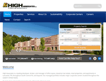 Tablet Screenshot of highassociates.com
